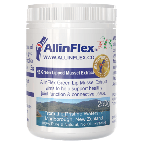 NZ Green lip mussel health joint supplement for limping dogs
