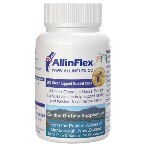 Best Joint supplement for dogs with joint problems, allinflex canine nz
