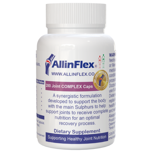 Joint support with Glucosamine, Chondroitin, Collagen, Hyaluronic Acid, Boswellia and Vit C ideally suited for athletes or recreational sporters.