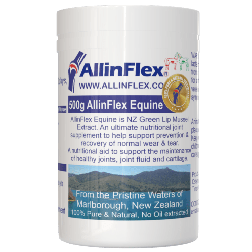 Joint supplement for sport horses, allinflex equine nz