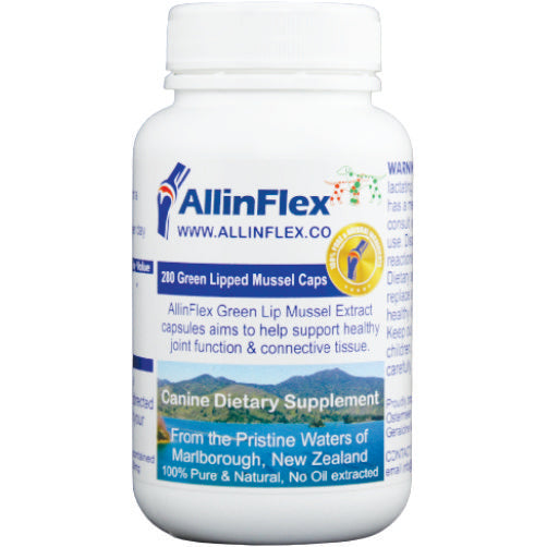 Best Joint supplement for dogs with joint problems, allinflex canine nz
